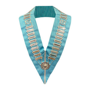 Venta directa de fábrica, Collar de cadena de maestros adorables artesanales, Collar de cadena de Regalia masónico de alta calidad - Product Image 1