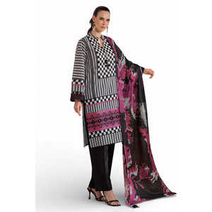 Traje de 3 Piezas para Mujer con Estampado y Borde Bordado CL-62183 - Product Image 6