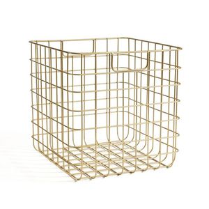 Super vente panier à boissons enduit d'or stockage organiser ménage sec linge humide panier de rangement écologique ou fort - Product Image 4