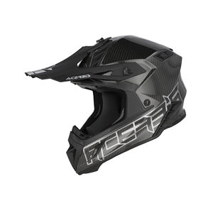 Casco Acerbis Offroad Steel Carbon 22-06 Nuovo Certificato DOT Stile Retrò con Guscio in PC e Visiera Retrò - Product Image 1