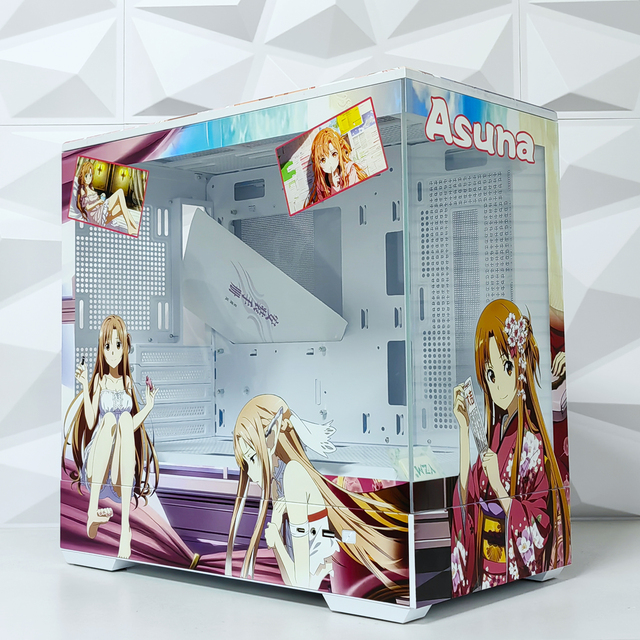 Sword Art Online Anime Cartoon Computer Case 400+ Character Gallery to Choose From All Support M-Atx Motherboard Water Cooling