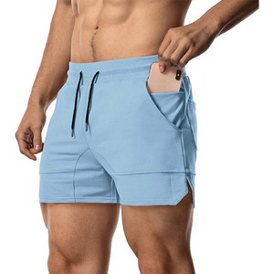 Ropa de hombre Pantalones cortos para correr Entrenamiento Gimnasio Fitness Hombres Joggers Entrenamiento Ropa deportiva Pantalones cortos para hombres Estilo de calle alta con bolsillo - Product Image 1