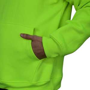 Felpa con cappuccio giallo Neyon per uomo in pile di cotone con cappuccio Casual Streetwear pronto a spedire nessuna tariffa consegna rapida - Product Image 5