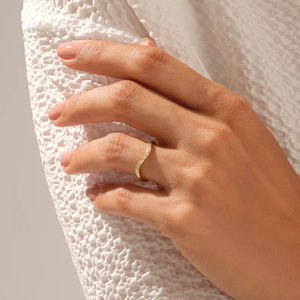 Bagues en or 10 carats avec diamants de laboratoire, luxueuses, exquises et élégantes, bijoux de fiançailles durables, cadeaux parfaits pour un mariage ou une fête - Product Image 5