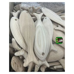 ของประดับรูปปลาทำจากไม้ทำมือสำหรับวางบนโต๊ะโต๊ะทำงานห้องนั่งเล่นบริเวณชายฝั่งของตกแต่งบ้านและที่จัดแสดงของฮวงจุ้ย - Product Image 4