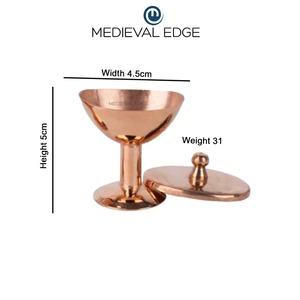 Tazas de lavado de Ojos de cobre puro 100% para hidratar los ojos cansados y mantener la higiene ocular para un bienestar óptimo Original Indian Factory - Product Image 6