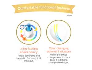 Merries <b>First</b> Premium KAO Pants Extra Large Size 32 Pieces 2 Packs Diapers Wholesale Made in Japan Disposable Nappy in Bulk HOT - Product Image 3