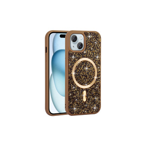 Funda de Silicona con Diseño de Diamantes y Mosaico Compatible con MagSafe para iPhone 13, Anti-Huellas, Resistente a Impactos, de Lujo - Product Image 4