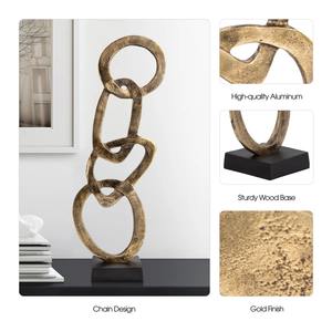 Objeto Decorativo de Metal de Primera Calidad, Aspecto Artístico, Multiusos, para Decoración Contemporánea del Hogar y la Oficina, de la India - Product Image 3