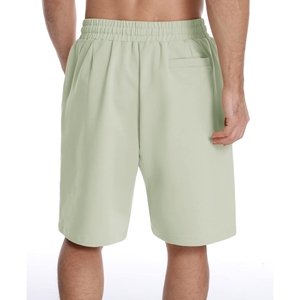 Custom Color Solid Color Knitted Eco-Friendly Canvas High Elastic Waist <b>Quick</b> <b>Dry</b> Casual Sportswear Wholesale Price Men <b>Shorts</b> - Product Image 2