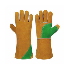 Guantes de soldadura de cuero de alta calidad Cómodos seguridad para las manos para protección industrial Guantes de cuero para hombres - Product Image 4