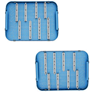 Ensemble d'instruments manuels en acier inoxydable de qualité supérieure DHS DCS pour plaques traumatiques avec porte-aiguille pour usage hospitalier - Product Image 1