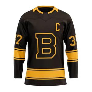 2025 Maillot de hockey sur glace de conception personnalisée de haute qualité, chemises de hockey sur glace, SI-IHJ-01 d'uniforme de vêtements de hockey - Product Image 2