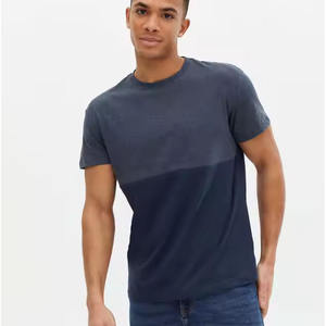 Heavy 270 Gsm doble hilo suelto moda gota hombro manga corta algodón camiseta EE. UU. hombres Oversize Top al por mayor - Product Image 3