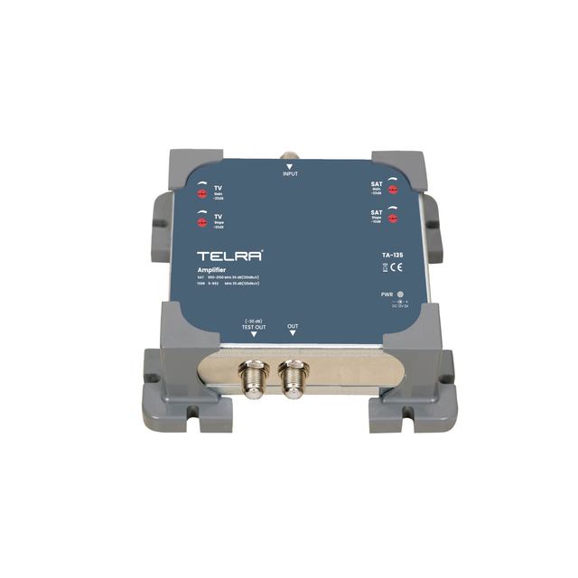 47-2150MHz SAT TERR Amplifier with Independent 20dB Gain Adjustment