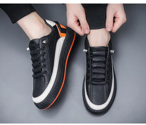 Chaussures décontractées unisexes légères, respirantes, amorties, antidérapantes, tendance, sportives, pour la marche, la course à pied, confort tout au long de la journée, design - Product Image 4