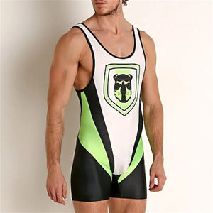 Body de Lucha Libre sin Tirantes para Hombre, Marca Personalizada OEM, para Gimnasio, Levantamiento de Pesas, Levantamiento de Potencia, Color Personalizado, Cierre de Tirón - Product Image 5