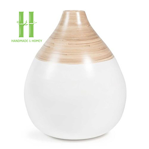 Haute spécification laque bambou fait à la main décor de Table Vase à fleurs emballage personnalisé Design moderne pour décor fabriqué au Vietnam - Product Image 2