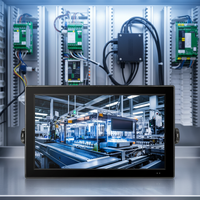 Computadora Industrial Integrada con Pantalla Táctil Capacitiva, Sin Ventilador, para Riel DIN, con VGA para Salida Dual, Intel Core I3/i5/i7, 8GB de RAM y Puerto Paralelo LPT