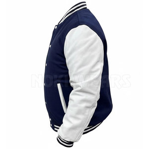 Outdoor Use Adult Letterman Jacket <b>Stand</b> Collar Men Letterman Jacket Plus Size Letterman Jacket - Product Image 2