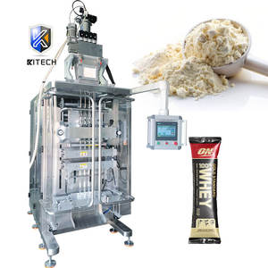 Máquina envasadora de polvo con sellado lateral de 3 velocidades personalizada, máquina Envasadora automática de barras de proteína en polvo, proveedor - Product Image 1