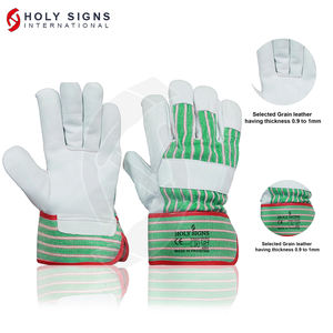 Venta al por mayor guantes de trabajo de cuero de grano de vaca Multi-Lining Canadian Rigger Best Grip Outdoor Industrial Construction Works PPE - Product Image 4