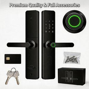 Serrure de porte intelligente TTlock, empreinte digitale, Bluetooth, mot de passe, entrée sans clé pour appartement locatif, <span class=keywords><strong>gestion</strong></span> <span class=keywords><strong>Airbnb</strong></span>, étanche, numérique - Product Image 6