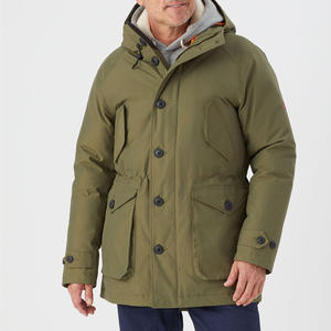 Solid Color <b>Hooded</b> Parkas Men's Casual Thick Warm Streetwear <b>Coat</b> Men New <b>Winter</b> Fashion Outwear Windproof Men's Jackets - Product Image 4
