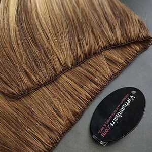 2025 Venta caliente extensión de cabello de trama ligera de calidad superior 100% cabello humano crudo vietnamita cutícula completa doble dibujado - Product Image 1