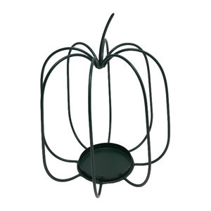 Artículo de Halloween decorativo único, calabaza de aluminio, para el hogar Color negro mate, decoración de Halloween personalizada a granel - Product Image 3