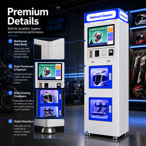 <span class=keywords><strong>Machine</strong></span> de nettoyage de casques multi-modèles standard, version commerciale avec paiement en espèces - Product Image 4