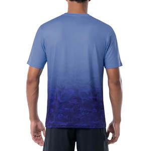 T-shirts de pêche de couleur unie au design personnalisé en gros - Product Image 2