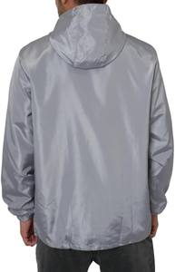 Vestes coupe-vent d'hiver pour hommes de qualité supérieure en gros, imperméables, coupe-vent, respirantes, à capuche, en toile, en nylon, devant - Product Image 4