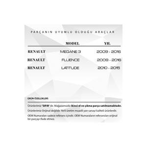 Window <b>Switch</b> Cover Left Front for Renault Megane 3, Fluence 3, Latitude (2 Pieces) - Product Image 2