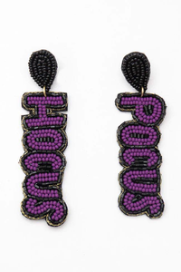 Pendientes de Mardi Gras Hechos a Mano, Vintage, Multicolores, para Mujeres y Niñas, Joyería de Moda con Cuentas, Bordado con Cuentas de Semilla, Fiesta India - Product Image 3