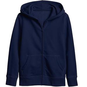 Otoño Invierno niños cremallera Up sudaderas con capucha de moda liso personalizado Zip Up precio al por mayor niños bebé cuello con capucha hecho para niños - Product Image 4