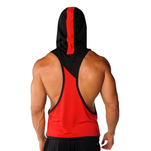 Sudadera sin mangas para hombre, capa base de entrenamiento, de secado rápido, con cordón, para invierno, personalizada OEM, transpirable, 100% algodón, con bolsillo, talla 3XL - Product Image 4