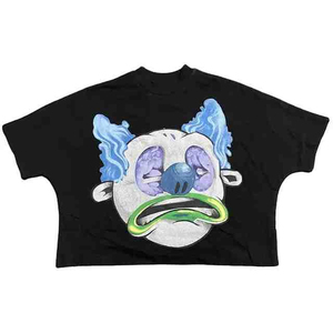 Surdimensionné coton Boxy t-shirt haute qualité sérigraphié recadrée goutte épaule t-shirts pour décontracté Street Wear nouvelle mode - Product Image 5
