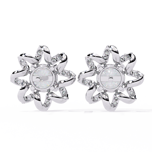 Pendientes de Oro Brillante de 18K con Diamante Cultivado en Laboratorio, Pendientes de Diamantes Premium - Product Image 2