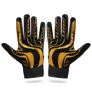 Guantes de portero de fútbol profesional personalizados de alta calidad, tela transpirable, goma suave al por mayor para exteriores - Product Image 2