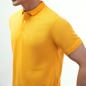 เสื้อยืดโปโลสะพายไหล่ทรงหลวมสำหรับผู้ชายขนาดพลัสไซส์ออกแบบได้ตามต้องการ - Product Image 2
