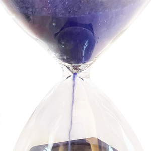 Hiện đại 30 cm Jumbo hình lục giác nhựa và thủy tinh lớn đồng hồ cát hẹn giờ cho trở lại trường học - Product Image 3