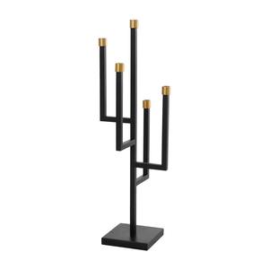 Elegant Antique Finish Metal <b>Candle</b> Holder Decorative Iron Table Stand Luxury Tabletop Accent for Home and Office Decor - Product Image 4