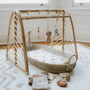 Tapis de jeu pour bébé en rotin écologique, de qualité supérieure, fabriqués à la main, vente en gros - Product Image 5