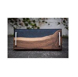 ถาดเสิร์ฟสแตนเลสสตีลงานฝีมือสไตล์โมเดิร์นสำหรับใช้ในบ้าน โรงแรม งานแต่งงาน ขายดี - Product Image 2