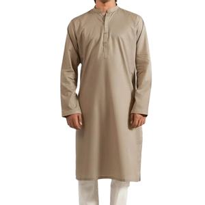Ensembles de vêtements traditionnels pakistanais Shalwar Kameez pour hommes, coupe ajustée, séchage rapide, extensible, vente en gros - Product Image 1
