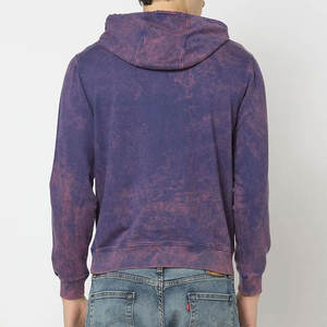 Best Arrival <b>Top</b> Selling Acid Washed Hoodies New Style Solid Color Full <b>Zip</b> <b>up</b> Winter Cotton Blended <b>Tops</b> with Digital Printing - Product Image 4