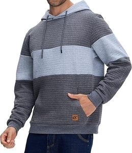 Jersey d'hiver pour homme personnalisable de haute qualité, 100% polyester, lourd, teint en pièce, à séchage rapide, avec col à capuche doublé - Product Image 2