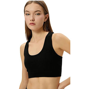 Sujetador deportivo Sexy de Yoga para mujer al por mayor de fábrica, Top corto, sujetador de entrenamiento de gimnasio transpirable con logotipo personalizado y patrón impreso, sujetador de Fitness - Product Image 1