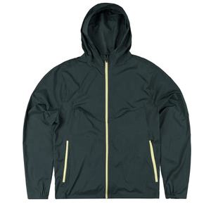 Veste coupe-vent légère pour homme de haute qualité, vente en gros d'usine, fermeture éclair intégrale avec capuche, vêtements d'extérieur coupe-vent pour l'été - Product Image 1